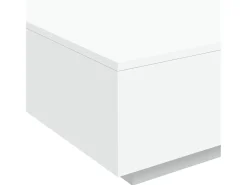 Mesa de centro con luces LED blanco 80x80x31 cm