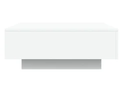 Mesa de centro con luces LED blanco 80x80x31 cm
