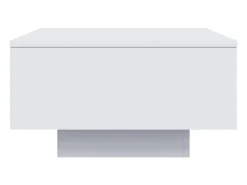 Mesa de centro con luces LED blanco 55x55x31 cm