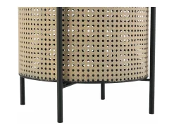 Mesa de centro con tapa extraíble 40 x 35 cm arena negra 03_0008523