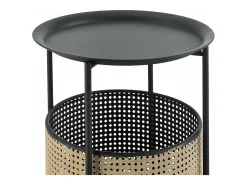 Mesa de centro con tapa extraíble 40 x 35 cm arena negra 03_0008523