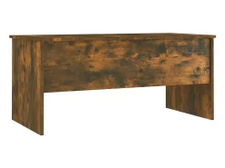 Mesa de centro contrachapado roble ahumado 102x50,5x46,5 cm