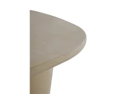 Mesa de centro de 80 x 80 cm de poliresina cemento arena