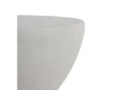 Mesa de centro de 120 x 70 cm de poliresina cemento blanco
