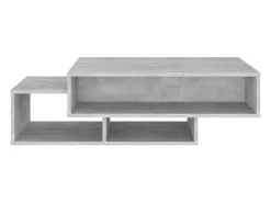 Mesa de centro de aglomerado gris 105x55x32 cm
