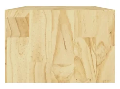 Mesa de centro de madera maciza de pino 110x50x34 cm