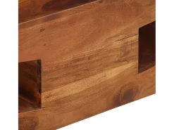 Mesa de centro de madera maciza 90x60x30 cm acacia