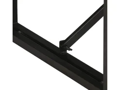 Mesa de centro de madera maciza de mango rugosa 100x50x35 cm