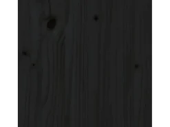 Mesa de centro de madera maciza de pino negro 118x63x45 cm