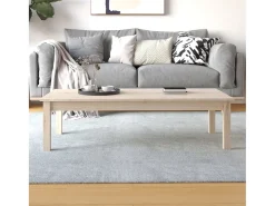 Mesa de centro de madera maciza de pino 110x50x30 cm