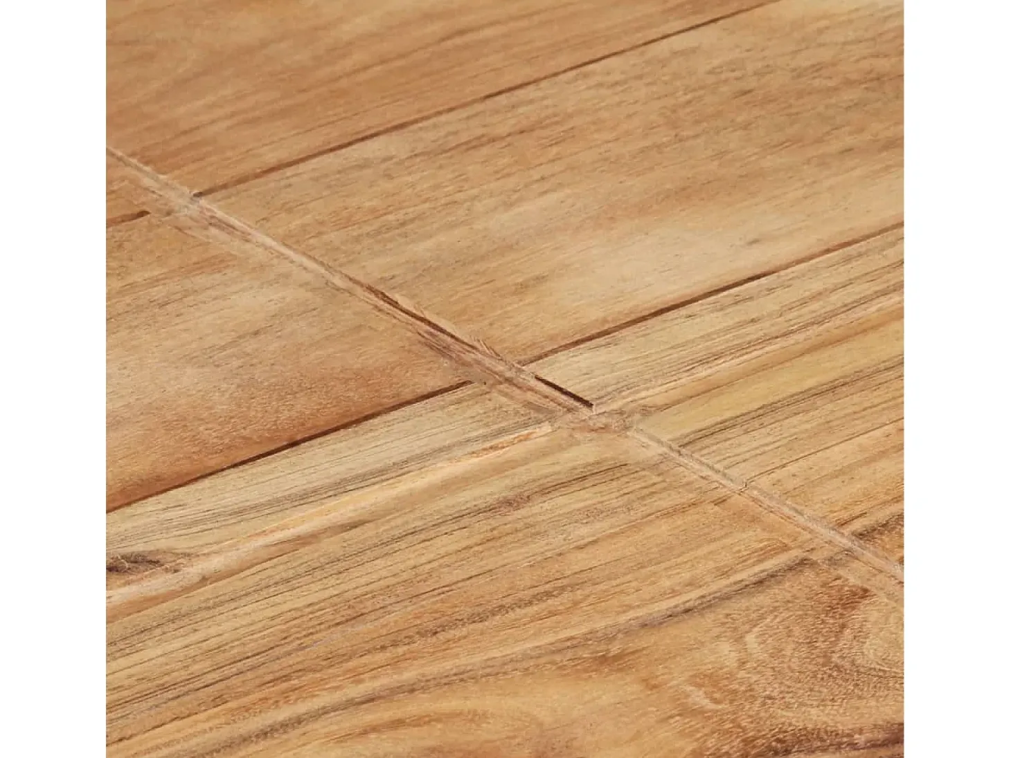 Mesa de centro de madera maciza de acacia 80x80x28 cm