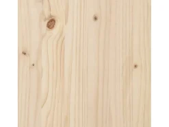 Mesa de centro de madera maciza de pino 80x55x40,5 cm