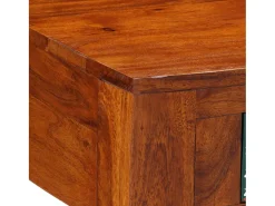 Mesa de centro de madera maciza de acacia 90x50x40 cm