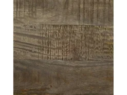 Mesa de centro de madera maciza de mango gris claro 80x50x40 cm