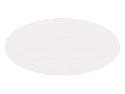 Mesa de centro de madera maciza de pino blanco 80x40x35 cm