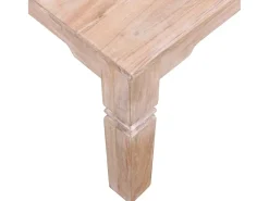 Mesa de centro de madera de acacia 60x60x45 cm