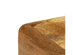 Mesa de centro de madera maciza de mango 90x50x40 cm