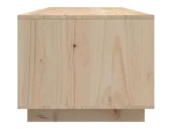 Mesa de centro de madera maciza de pino 110x50x40 cm