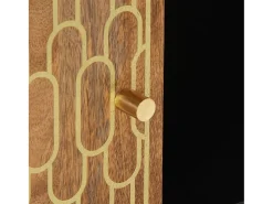Mesa de centro de madera maciza mango 100x54x40 cm