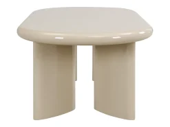 Mesa de centro de MDF - Beige lacado - TABEMI
