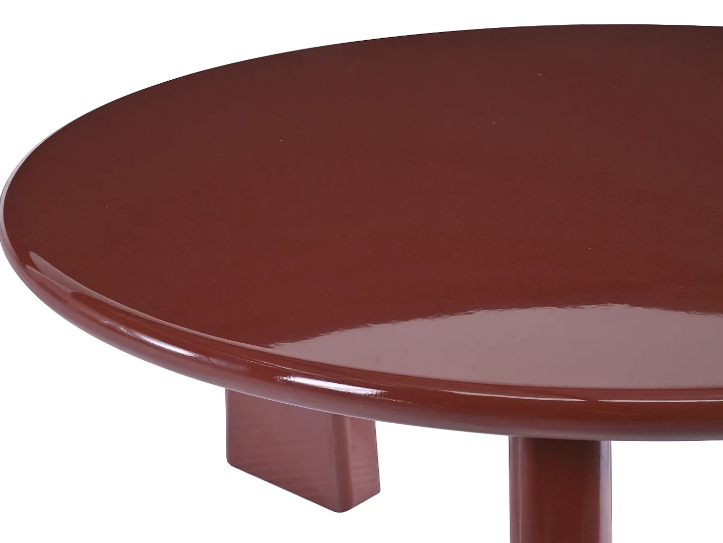Mesa de centro de MDF - Burdeos lacado - ZINAPA