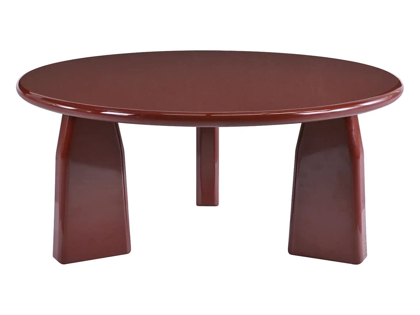 Mesa de centro de MDF - Burdeos lacado - ZINAPA