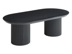 Mesa de centro de MDF - Negra - Diseño - LORIMILA
