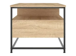 Mesa de centro de roble Sonoma 100x51x45 cm madera de ingeniería