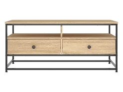 Mesa de centro de roble Sonoma 100x51x45 cm madera de ingeniería