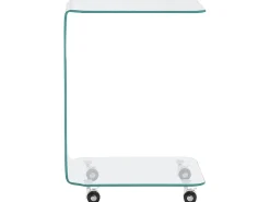 Mesa de centro de vidrio templado 45x40x63 cm ES82448