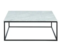 Mesa de centro design ARETHA - Mármol y metal - Bicolor