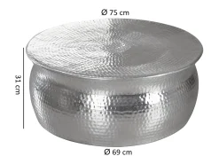 Mesa de centro elegante.