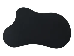 Mesa de centro en MDF y PVC - tapa irregular en forma de nube - Negro