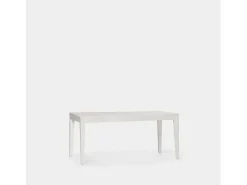 Mesa de centro fija de Lacado Blanco 45 x 100- Mara