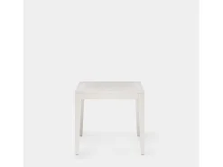 Mesa de centro fija de Lacado Blanco 45 x 100- Mara