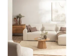 Mesa de centro fija de Madera Natural 40 x 70- Olivier