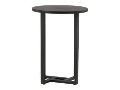 Mesa de centro Lawton 55x40cm color negro.