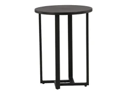 Mesa de centro Lawton 55x40cm color negro.