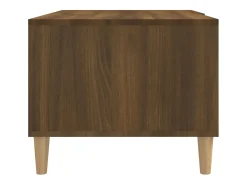 Mesa de centro madera contrachapada roble marrón 89,5x50x40 cm