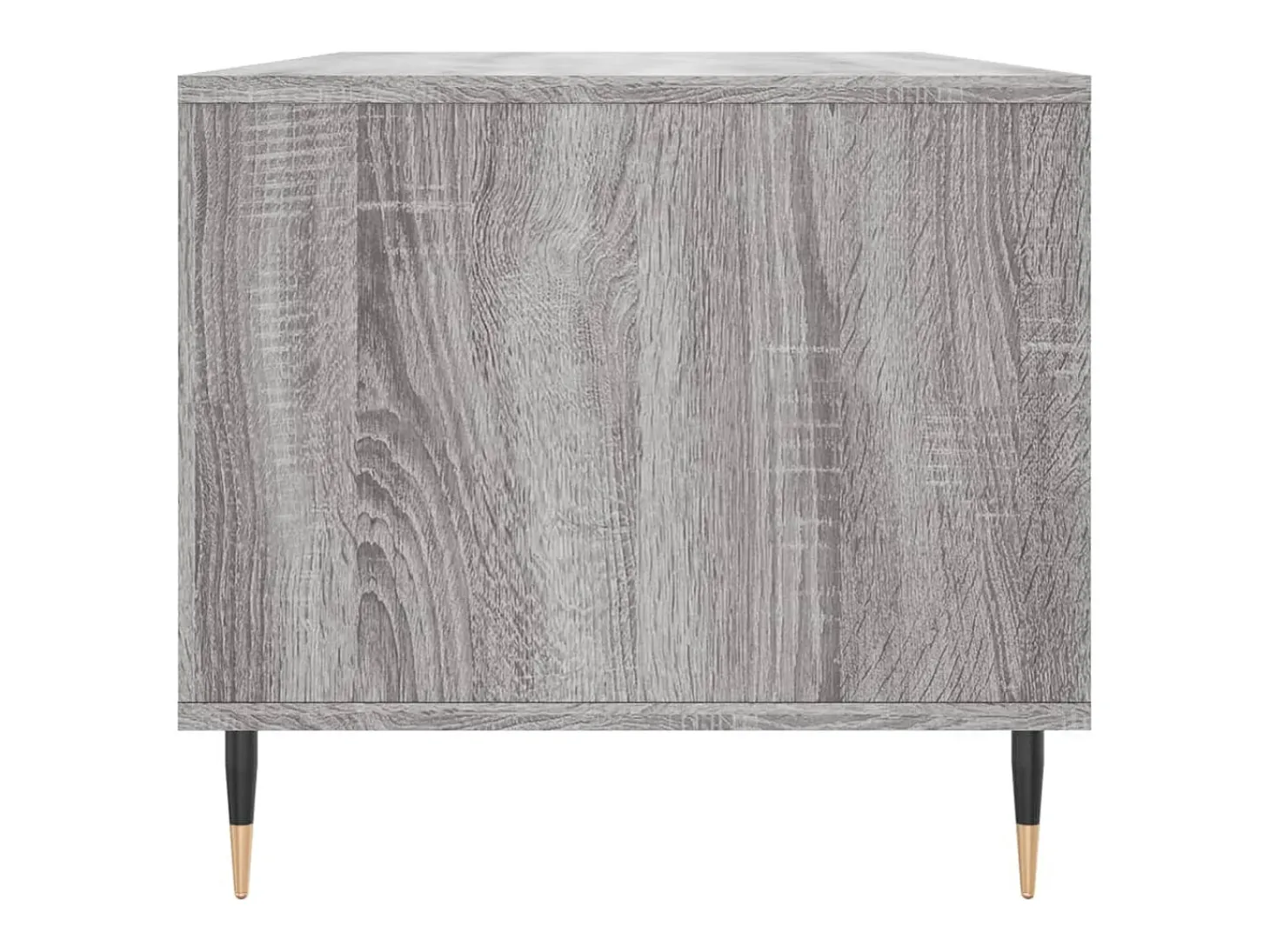 Mesa de centro madera contrachapada gris Sonoma 90x49x45 cm