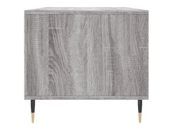 Mesa de centro madera contrachapada gris Sonoma 90x49x45 cm