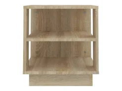 Mesa de centro madera contrachapada roble Sonoma 40x40x43 cm