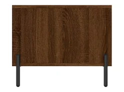 Mesa de centro madera contrachapada roble marrón 90x50x40 cm