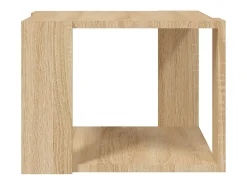 Mesa de centro madera contrachapada roble Sonoma 40x40x30 cm