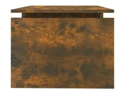 Mesa de centro madera contrachapada roble ahumado 68x50x38 cm