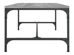 Mesa de centro madera contrachapada gris Sonoma 100x50x35 cm