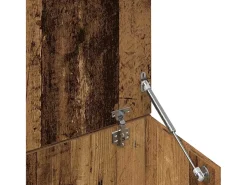 Mesa de centro madera contrachapada envejecida 150x50x35 cm