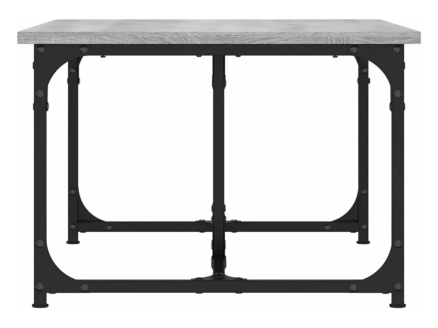 Mesa de centro madera contrachapada gris Sonoma 90x50x35 cm