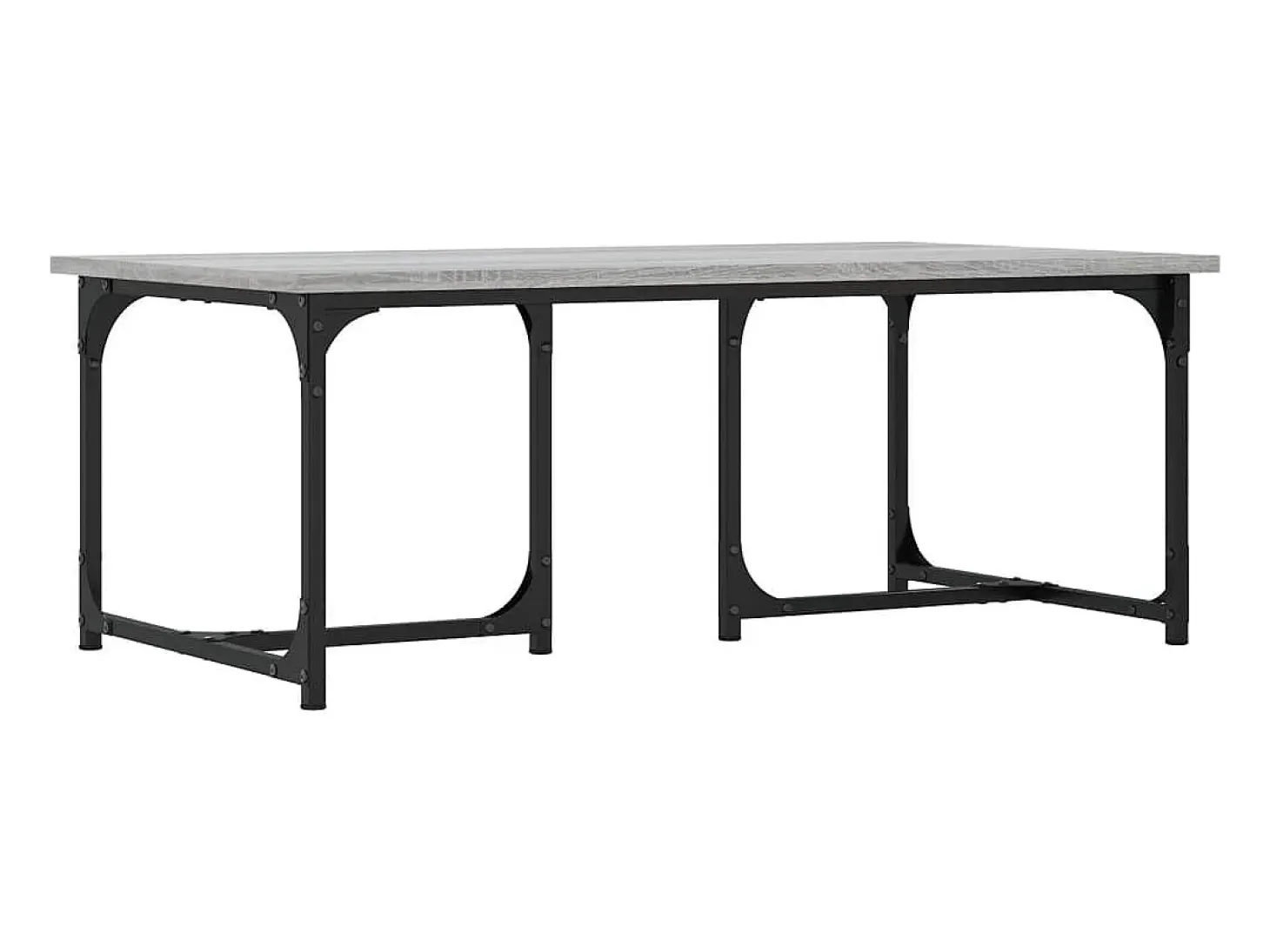 Mesa de centro madera contrachapada gris Sonoma 90x50x35 cm