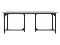 Mesa de centro madera contrachapada gris Sonoma 90x50x35 cm